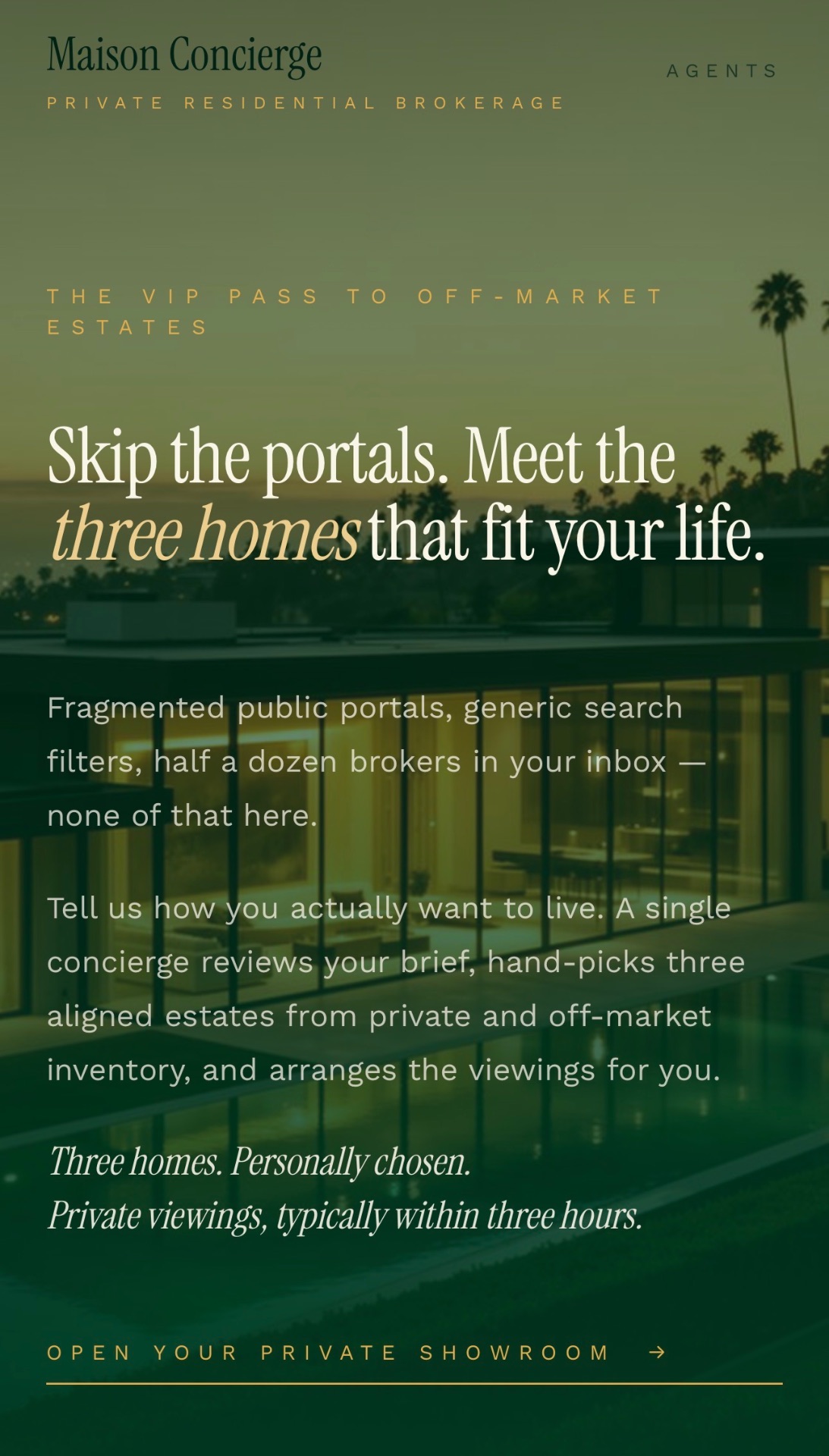 Maison Concierge — system built by Saavi